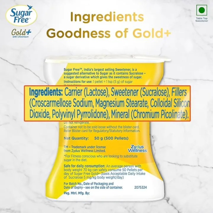 Sugar%20Free%20%7C%20Low%20Calorie%20Sweetener%20%7C%20Imported%20Sugar%20Free%20Gold%20Plus%20with%20Chromium%20-%20500%20Pellets%20-%20Image%205