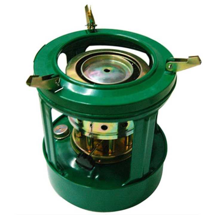 Poêle à Pétrole De Camping - Capacité 1,5L, Dimensions 24x24x25cm, Idéal Pour Chauffage