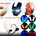 Flexible Bendable DIY LED Light Eyes Kits For Helmet Mask Eye Light Cosplay Accessories CR2032 Input. 