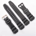 Strap for Casio G-Shock AQ-S810W AE-1000W SGW-400H/300H/500H W-735H W-216H MRW-200H Rubber Silicone Watch Band Bracelet 18mm. 