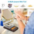0.001g Digital Scale Portable Mini Precision Professional Pocket Scale Milligram 50g Calibration Weights Tool Batteries Included. 