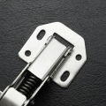 2 pices soft close 90 Degree Cabinet Hinges 3 Inch 4 Inch No-Drilling Hole Bridge Shaped Spring Hinge Cupboard Door Furniture Hardware. 