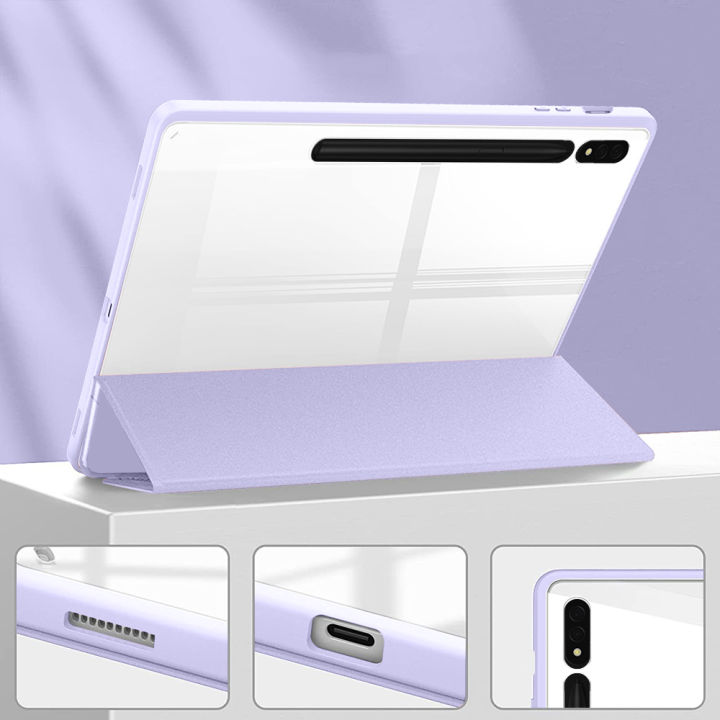 Case%20For%20Samsung%20Galaxy%20Tab%20S9%20S8%20S7%20Plus%20FE%2012.4%2011%20Clear%20Back%20Cover%20Pencil%20Holder%20For%20Tab%20A9%20A8%20S6%20Lite%20Hard%20Acrylic%20Cover%20-%20Image%202