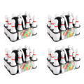 4 Set Bowling Set for Kids & Adults 8 Ball with 40 Pins for Family Kids and Adults Backyard. 
