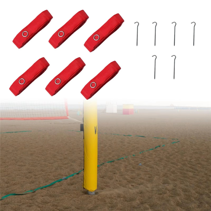 6pcs%20Beach%20Volleyball%20Lines%20Equipment%20Portable%20Red%20Lines%20Marking%20Court%20Marker%20for%20Sand%20Training%20Beach%20Outdoor%20Sports%20-%20Image%202