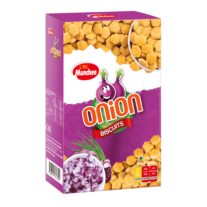 Munchee Onion Biscuits 170g