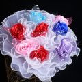Flower Wrapping Paper Pearl Wave Yarn Flower Packaging Lace Mesh Florist Handmade Bouquet Gift Packaging Supply Decor. 