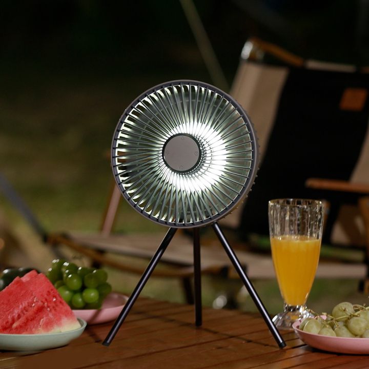 Portable%20Fan%20Rechargeable%20Battery%20Powered%20Fan%20Outdoor%20Camping%20Fan%20with%20Light%20and%20Hook%20for%20Home%20Tent%20Travel%20Gray%20-%20Image%204