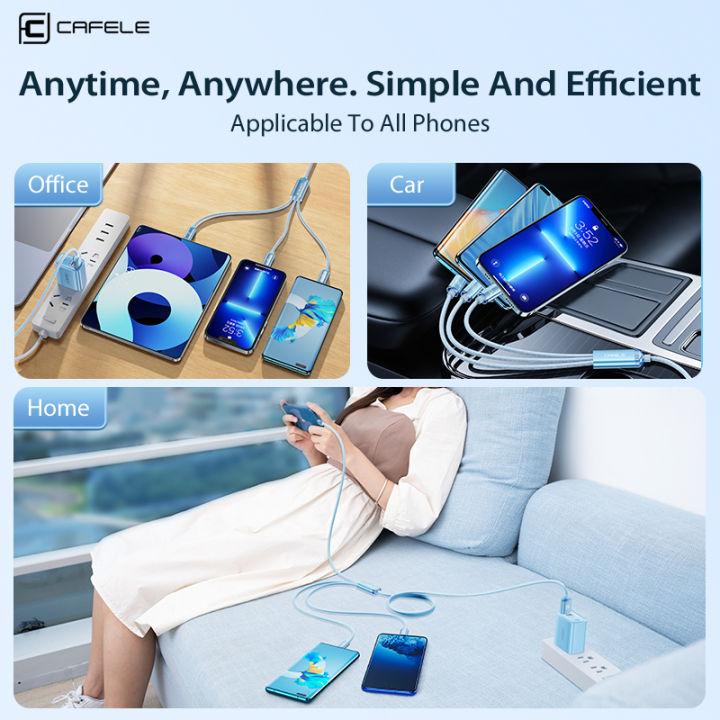 CAFELE%2027W%203%20IN%201%20Fast%20Charging%20Cable%20Type%20C%20To%20Lightning%20Cable%20For%20iPhone%2013%2014%20Pro%20Max%20USB%20C%20Cable%20For%20iPhone%2015%2016%20Xiaomi%20GT6%20-%20Image%206