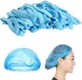 25PcsxDisposable Hair Covers for Nurses, Salons, Food Service - Disposable Surgical Caps/Hair Nets – Lightweight Medical Scrub Hats, Disposable Head Covers, Blue. 