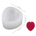 Heart-shaped Chocolate Mousse Cake Silicone Mold DIY Creative Love Pillow Jelly Pudding Baking Mold. 