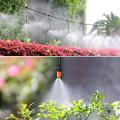 Migeet Garden Patio Water Mister Air Misting Cooling Micro Irrigation System Sprinkler 5M&10 dripper-heads. 