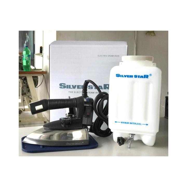 SILVERSTAR%20Industrial%20Electric%20Steam%20Iron%20with%20bottle%20ES94A%20/%20Bottle%20Iron%20for%20Garments%20Industry,%20Laundry%20&%20Hotels%20-%20Image%204
