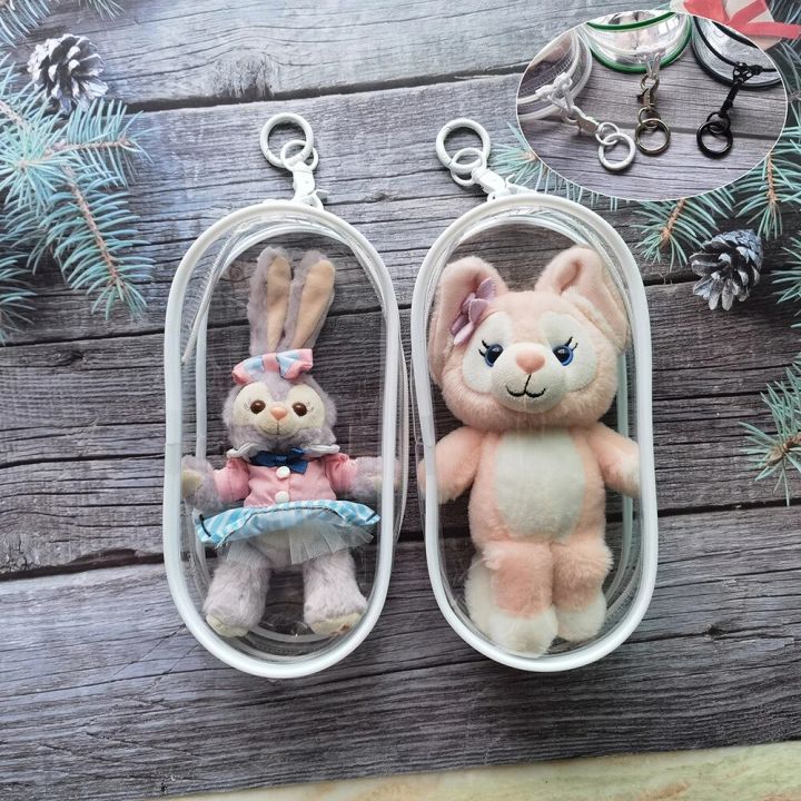 Mystery Box Plush Dolls Storage Pouch Transparent PVC Makeup Bag Portable Travel Organizer Small T etry Bag Girls Makeup Pouch