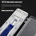 16 / 32-in-1 Screwdriver Set Box With Magnetic Handle & Complete Accessories, DIY Convenient Multi-functional Mini Ratchet Tool - Home And Professional Repair Kit, Auto Repair Tool Accessories. 