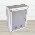 Locking Wall Mounted Mailbox Metal Weatherproof Outdoor Mailbox with Key Lock Key Lock Mailbox for. 