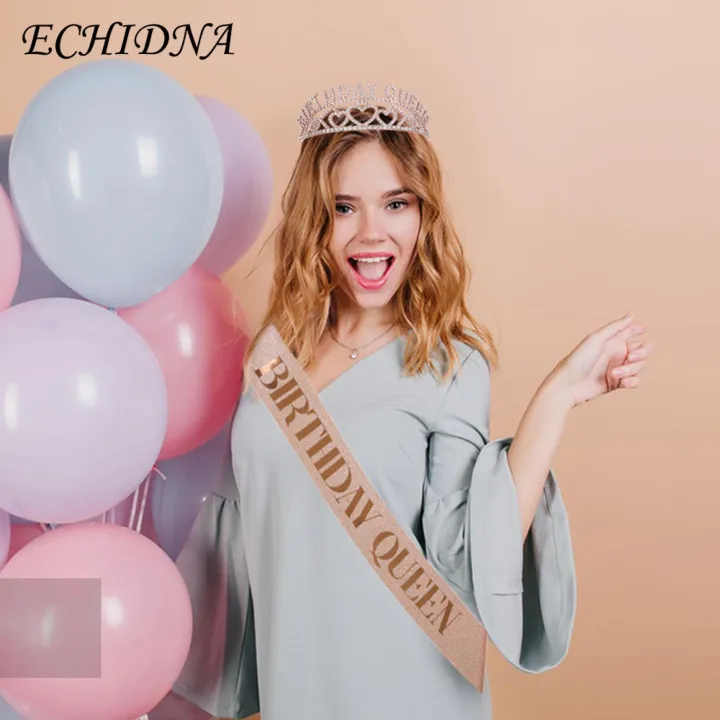 Birthday%20Tiara%20Sparkling%20Birthday%20Queen%20Tiara%20Sash%20Set%20Festive%20Headwear%20for%20Women's%20Party%20Decor%20Crown%20Comb%20Happy%20Birthday%20Sash%20Perfect%20for%20Southeast%20Asian%20Buyers%20Adjustable%20Birthday%20Belt%20-%20Image%205