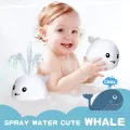 【HOT】 ZHENDUO Baby Bath Toys Whale Automatic Spray Water Bath Toy With LED Light Sprinkler Bathtub Shower Toys For Toddlers Kids Boys. 