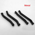 (VDZI) Metal Chassis Pull Rods Suspension Link Mount with Gear Front & Rear Bridge Axle Steering Cup Rod Set. 