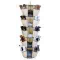 Smart Carousel Intake 3 Tier 24 Pockets Bag  Shoe 360 Rotation Organizer. 