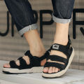 Summer Fashion Outdoor Sandals Outdoor All-Matching Casual Couple Soft Bottom and Wear Resistance Velcro Beach Shoes. 