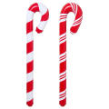 Christmas Decoration Supplies PVC Candy Canes For Christmas Christmas Inflatable Candy Canes Giant PVC Cane Decoration Xmas Ornament Supplies. 