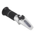 Brix Meter Refractometer, 0-80% Sugar Content Hydrometer Efficient Adjustable Lens for Industry. 
