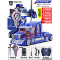 Boy Transformers Optimus Prime Voice Control RC Car Kids Robot Toy Bumblebee RC Car. 