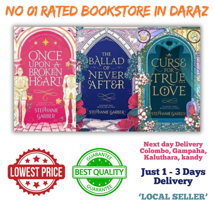 Once Upon a Broken Heart 3 Book Series in Sri Lanka by Stephanie Garber [Fantasy, Romance, Young Adult] (Paperback)