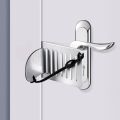 【Miga Plaza】1x5210A Anti Theft Door Lock Metal Travel Tool Safety Latch Punch-free Door Locker Stopper Home Room. 