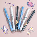 1/6Pcs Cute Cartoon 0.5MM Erasable Pens Gel Ink Pens Student Stationery Office Writing Tool. 