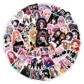 20/40pcs Black Pink Stickers KPOP Girls Music Band Stickers for Laptop Scrapbook Journal Kids Girls Boys Stickers. 