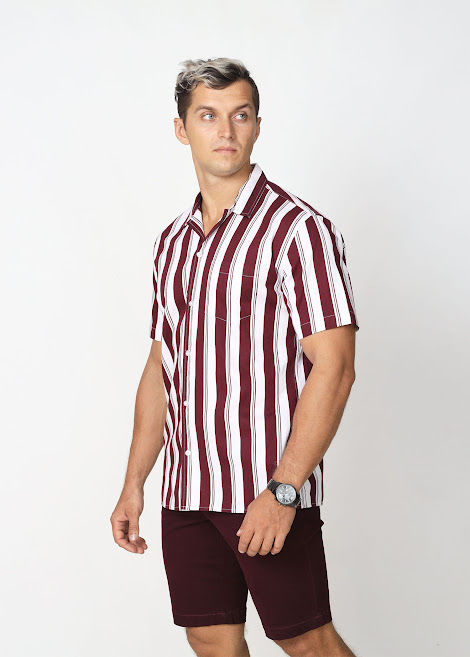 Casual%20Wear%20Cuban%20Collar%20S/S%20Shirt%20-%20Image%202