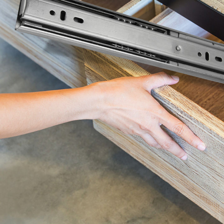 Hydraulic Slide Undermount Drawer Slides Dresser Track Kitchen Cabinets ...