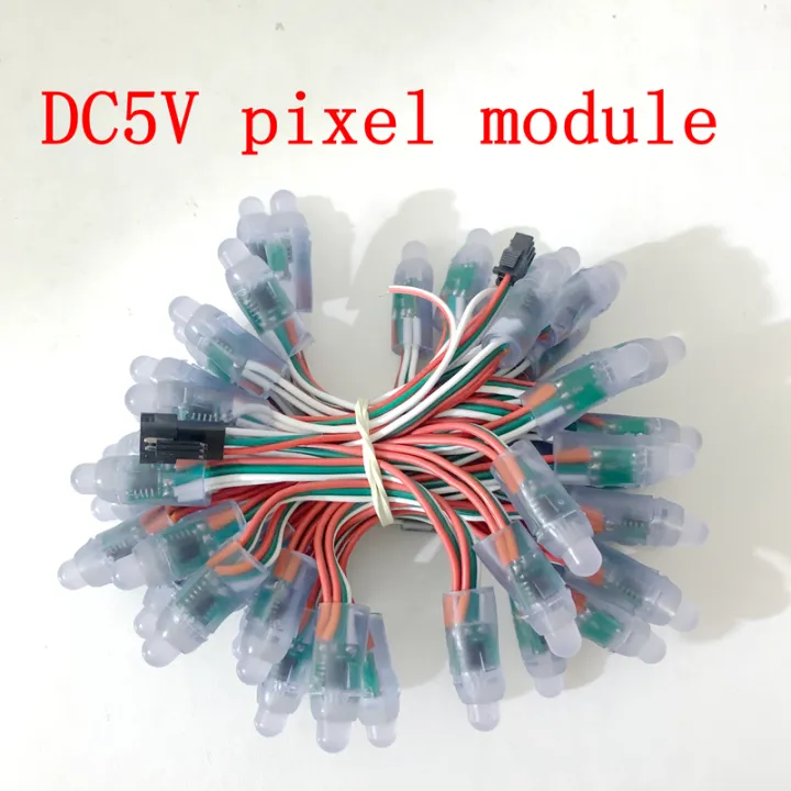DC5V 12MM pixel module IC WS2811 10CM LED string IP68 Waterproof Full ...