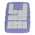 Challenges Slide Board Toy Slide Puzzle Board Toy Portable Size Magnetic Handheld Educational for Teens. 