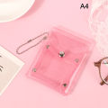 Fashion Glitter Transparent Coin Purse PVC Photo Card Wallet For Girls Clear Mini Hasp Change Pouch Keychain Ubest. 