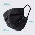 10-200pcs Mask Disposable Nonwove 3 Layer Ply Filter Mask Adult Mouth Face Mask Safe Anti Dust Breathable Black Protective Masks. 