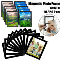 4x6 Inch Magnetic Picture Frames Magnets Photo Frame Rectangle Poster Painting Frame for Refrigerator/Window/Wall Home Decor. 