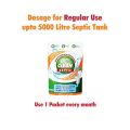 Organica Bioclean Septic Tank Cleaner Powder | Odour Removing Effective Bacteria |Reduces sludge build-up, backflow & overflow|Safe for all pipes, drains & septic tanks | Eco-Friendly|1 Pack (250 gm). 