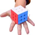 3x3x3 Rubik Cube - Sticker-less Smooth Speed QIYI Stickerless Magic Cube. 