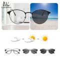 LouisWill Glasses Fashion Sunglasses Photochromic Auto Color Changing Sunglasses UV Protection Sunglasses Anti Blue Ray Driving Glasses Dual-Use HD Reading Glasses for Man and Woman. 