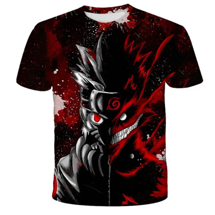 Naruto%20Anime%20figures%20Uzumaki%20Naruto%20Kakashi%20Kids%20Cosplay%20T%20shirt%20Children's%203D%20Printed%20Short%20Sleeve%20T-shirt%20Clothing%20-%20Image%205