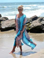 【HOT】 Boho Summer Printing Beach Dress Women Bathing Suit Cover Ups Sarong Bikini Long Robe Pareo Tunic Capes Kaftan Coverup. 