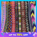 Thickened Polyester Jacquard Ribbon Lace Material Decoration Handmade DIY Ethnic Jacquard Ribbon. 
