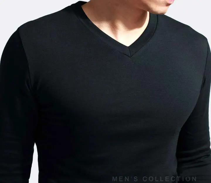 2024%20Elastic%20Mens%20T-Shirt%20V-Neck%20Long%20Sleeve%20Men%20T%20Shirt%20For%20Male%20T-Shirts%20Man%20Clothing%20TShirt%20Brand%20Tees%20-%20Image%202