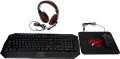HAVIT KB-501CM 4in1 RGB Gaming Combo Pack (Keyboard | 6Buttons Adjustable DPI Mouse | Headset with Mic | Large Mouse Pad). 