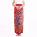 Dai Nationality Straight Skirt Cage Base Southeast Asia Longji Sarong New Summer Maiden Skirt Yunnan Ethnic Dance Dress for Men and Women. 