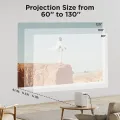 WANBO T4 Projectors (Auto Focus + Auto Keystone) Native 1080P Full HD 4K HDR, Official Android 9.0 | 450 ANSI Lumens | Dust Proof Engine | Dual Wifi-6G| Bluetooth | 1GB RAM 16GB eMMC. 