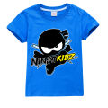 Ninja Kidz kids clothes cotton casual short-sleepked T-shirts children sweatshirt cartoon junior Ager tops Boys Girls clothing. 